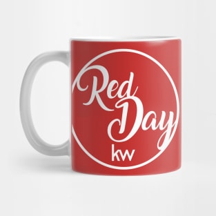 Red Day Cursive Mug